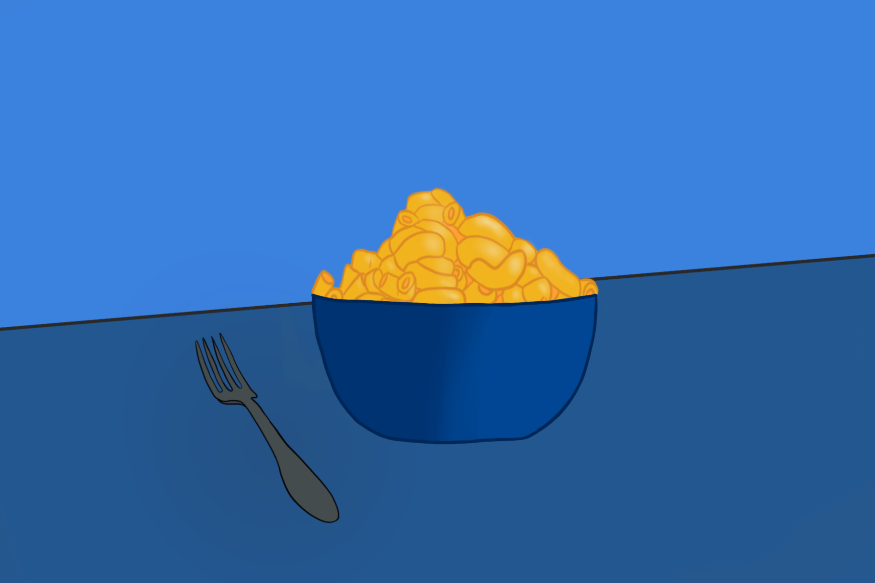 Mac n' cheese graphic (png)